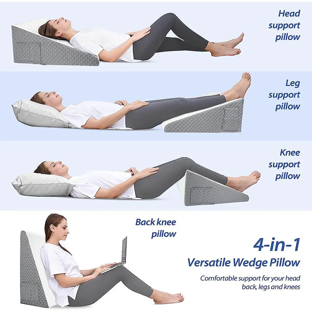 Memory Foam Elevated Wedge Pillow.