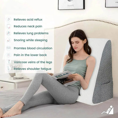 Memory Foam Elevated Wedge Pillow.