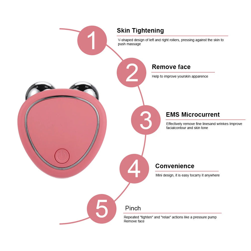 EMS Facial Skin Tightening Anti Wrinkle Facial Massager