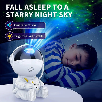 Astronaut Space Galaxy Starry Night Light Projector